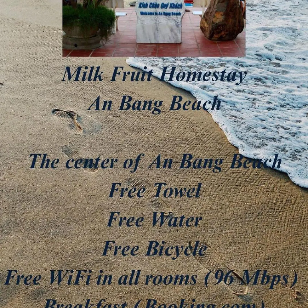 Milk Fruit Homestay - An Bang Beach هوي ان 0*,  فيتنام